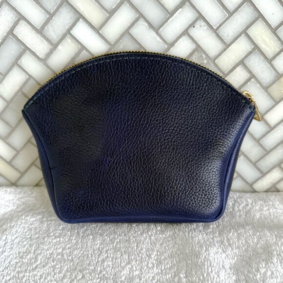 Portland Leather AP Large Cobalt Seashell Pouch - Brand New - Picture 3 of 8